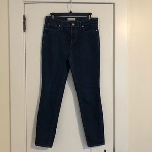 Madewell High Riser Skinny jeans size 30